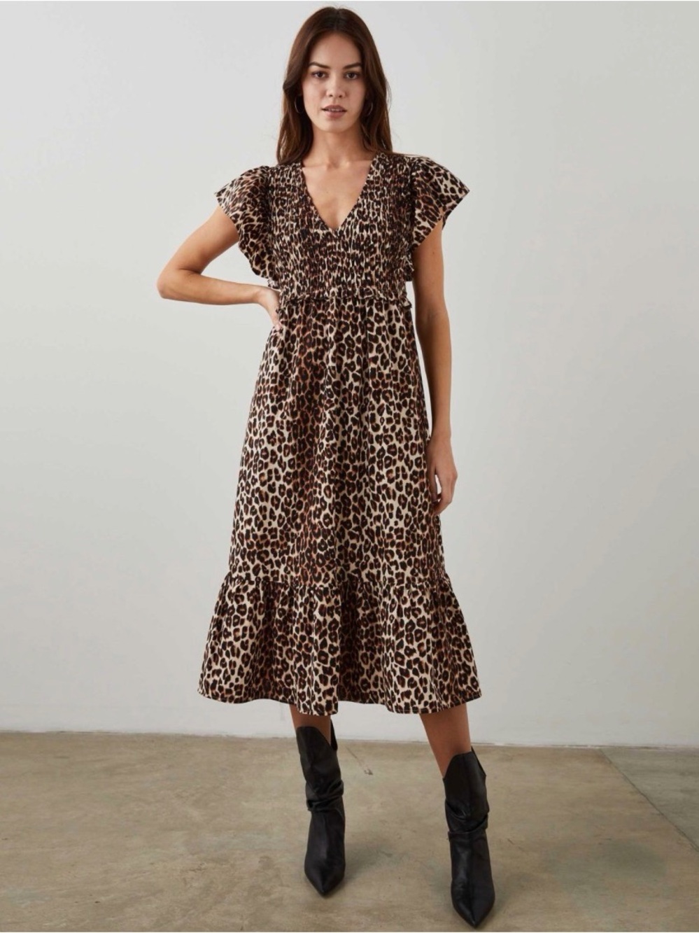 •RAILS• Clementine Nala Leopard Dress Size Small